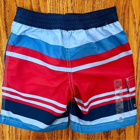 Polo by Ralph Lauren Striped Swim Shorts Red and Blue NEW - Picture 4 of 4
